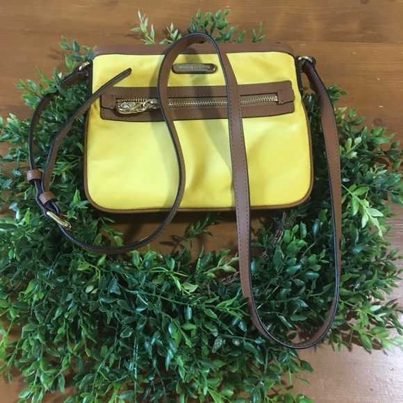 Michael Kors Yellow Crossbody Purse - Picture 1 of 13